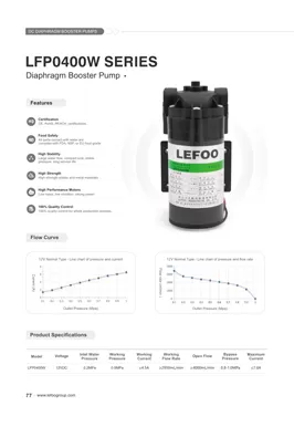 LEFOO 12V 400GPD LFP0400W