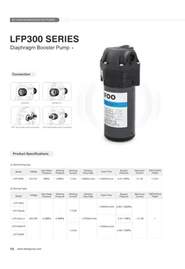 سلسلة LEFOO 24V 300GPD